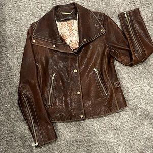 Andrew Marc Women’s Leather Jacket - Medium